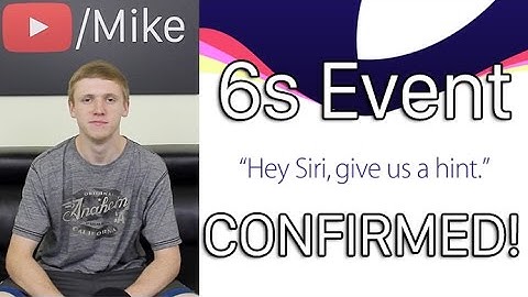 Apple Confirms September 9 iPhone 6s Event!