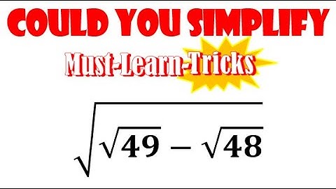 How to simplify surds #olympiadmathquestion #olympiad