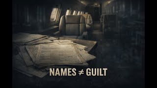 The Epstein Files | Part 3 Flight Logs, Names, and Legal Meaning