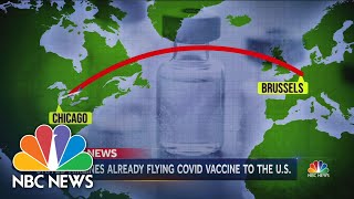 First Doses of Pfizer’s Covid-19 Vaccine On The Move | NBC Nightly News