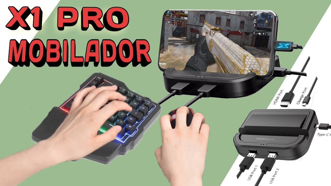 Melhor Adaptador para Jogar com Teclado e Mouse no Celular Com Conexão ...