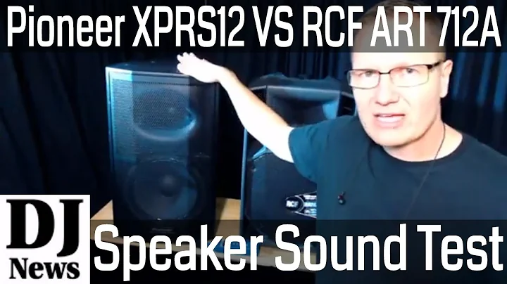 #RCF_Audio ART 712A VS #PioneerProAudio XPRS 12 Powered DJ Speaker Comparison | Disc Jockey News
