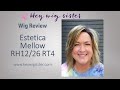 Estetica Mellow in RH12/26 RT4 - WIG REVIEW- lace front, mono part, layered beachy wave