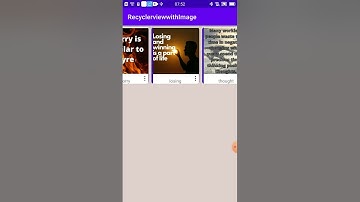 Android Studio demo | RecyclerView CRUD operation with Horizontal scroll view