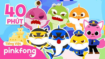 Chơi trốn tìm cùng Gia đình Cá mập 2 + Tuyển tập | Cá Mập Con Baby Shark Pinkfong - Nhạc thiếu nhi