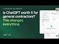 Is ChatGPT Worth It for General Contractors? This Changes Everything | Handoff