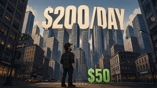Living on $50 in a City That Costs $200 a Day. 