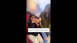 Sore Thumb Exercises by Vibhuti Arora from House of Beauty India.