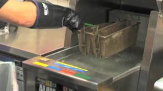 How to clean a commercial deep fryer & baskets