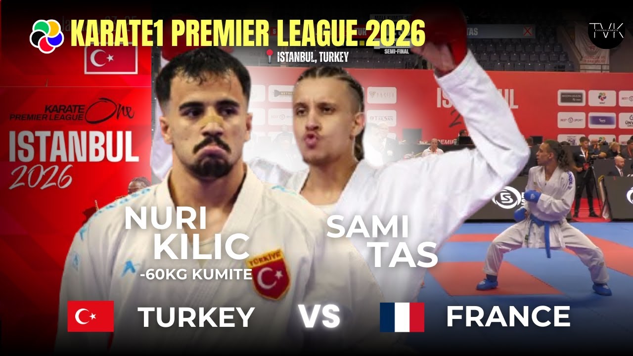 OnFire* Nuri Kilic (TUR) vs Tas Sami (FRA) Karate1 Premier League 2026 Istanbul wkf #wkf #karate #yt