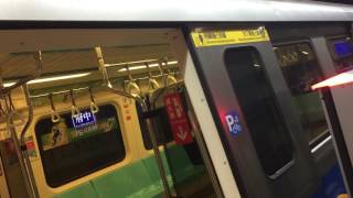 [車身有積水]新北捷運C321型改裝車往南港展覽館停在BL06府中站
