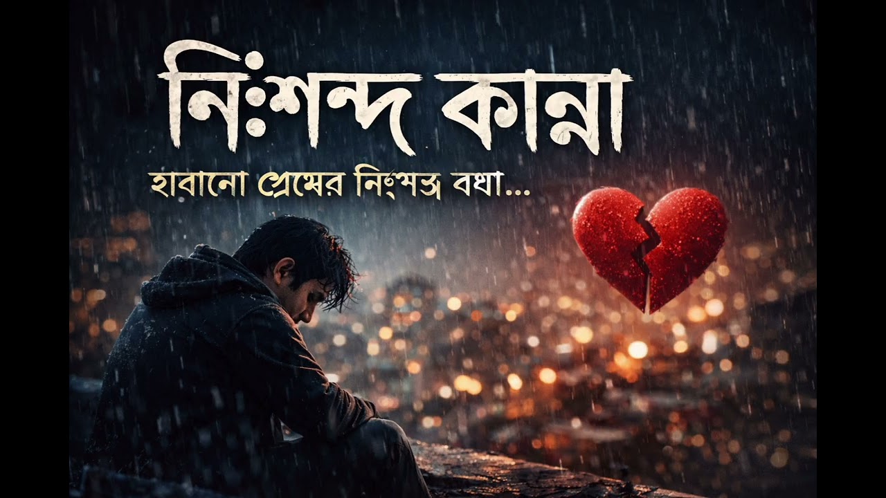 নিঃশব্দ কান্না 💔 | Heart Touching Bengali Sad Song | Emotional Breakup Song