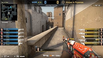 🔴 MIBR vs Ninjas in Pyjamas (2019 StarLadder Berlin | Group Stage)