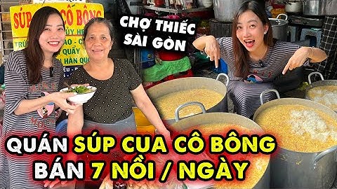 Súp cua óc heo CÔ BÔNG, nổi tiếng 26 năm ở khu Chợ Thiếc Sài Gòn | 3 Phút Ăn Chơi