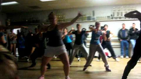 Gaby Reynolds dancing hip hop