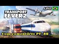 #4 Let's Play // Transport Fever 2 ~1888~ Trains! 1:4 Map Modded HARD [PT-BR]
