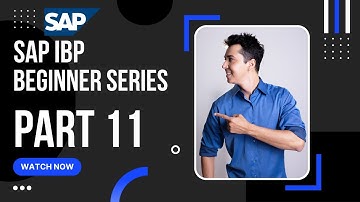SAP IBP  for Beginners | Part -11 | Step By Step Learning | sap ibp training | Demand planning |#sap