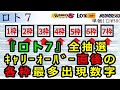 『ロト7』キャリーオーバー直後の”各枠最多出現数字TOP3ランキング