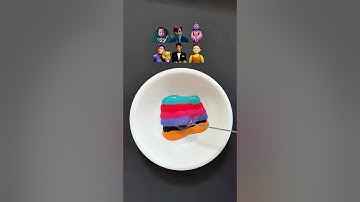 🎨Guess the mixed colors of squid game 3  (part 7)#squidgame3#squidgame #colormixing#satisfying#asmr