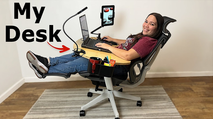 Never Work Uncomfortable Again! - DIY Recliner Portable Desk / Flexible Remote Workstation