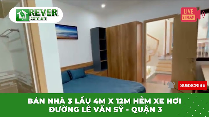 Ban nhà hẻm xe hơi lê văn sỹ quận 3 năm 2024