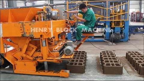 QTM6-25 egg layer movable hollow block making machine