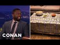 Why Is Curtis ‘50 Cent’ Jackson Posing With Cash If He’s Broke?  - CONAN on TBS