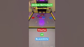 Spartan vs Blacksmith  🟤Indomitable🟤 Hexbug Battlebots #hexbugbattlebots #hexbugvideos #battlebots