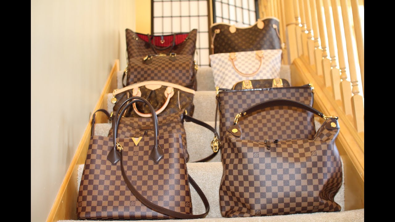 My Louis Vuitton collection. กระเป๋าหลุยส์วิตทอง - YouTube