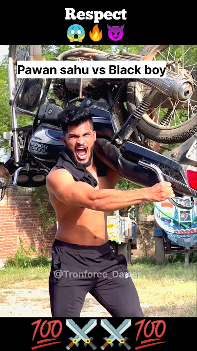 pawan sahu vs Black boy 💀🔥👿#respect #shorts #ytshorts #respectshorts #shortsfeed