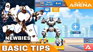 Mech Arena Basic Tips For Newbies 🔥 | Guide For Beginners ⚡ |