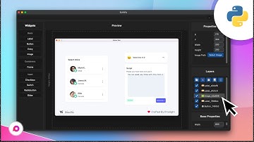 Create Beautiful Python GUI in 5 Minutes 🐍   | Buildfy : Modern GUIs with Drag & Drop