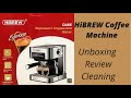 HiBREW Espresso Coffee Machine 20bar Touch control Panel | Unboxing, Review and how to Clean