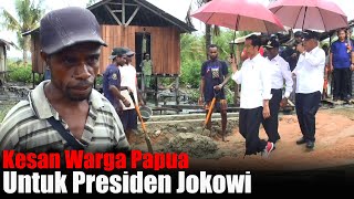 Saat Presiden Jokowi Bikin Warga Papua Begini