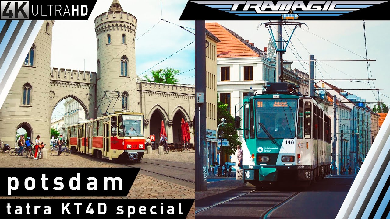Потсдам: Tatra KT4D Special | 4К