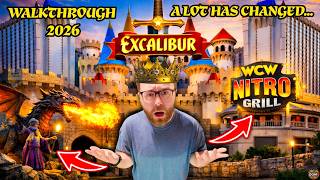 You'll Never See Excalibur Hotel in Las Vegas the Same After This... (Walkthrough 2026)