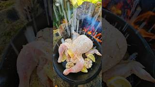 Whole Chicken prepared with a gentle touch? shorts menwiththepot food cooking nature asmr