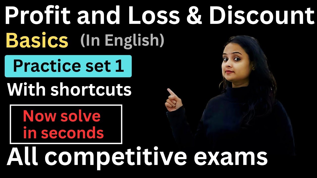 Profit & Loss|Basics|In English|Quantitative aptitude|Shortcuts|Tips & Tricks|SSC|IBPS|CUET|RRB|Exam