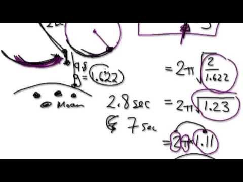 Video 221 - Pendulum on the Moon