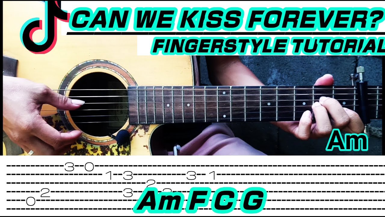(Kina) Can we kiss forever? (Guitar Fingerstyle) Tabs + Chords YouTube