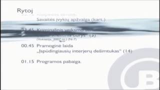 Balti Tv Lithuania - 19.01.2013 Closedown