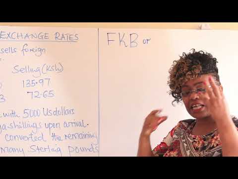 FORM ONE MATHS (Currency Exchange Rate)