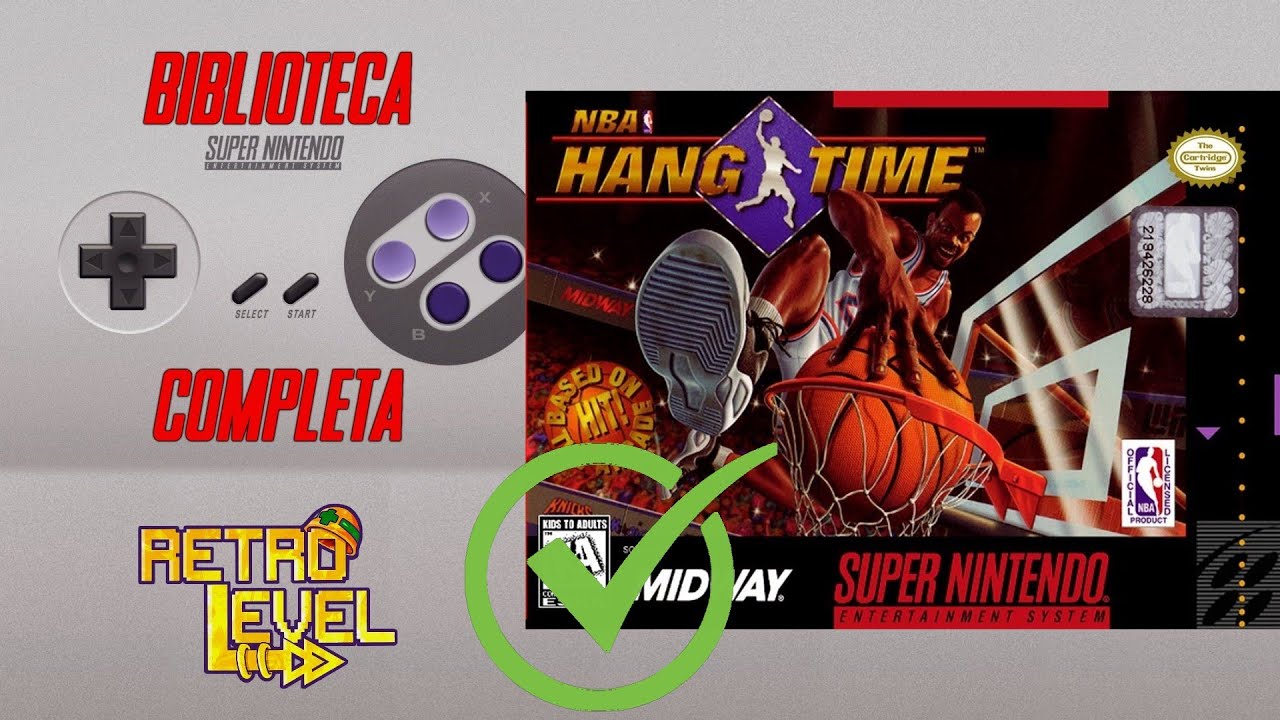 NBA Hang Time - Biblioteca COMPLETA do Super Nintendo #905 - YouTube