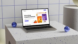 Aesthetic Laptop Mockup Animation - After Effects Template