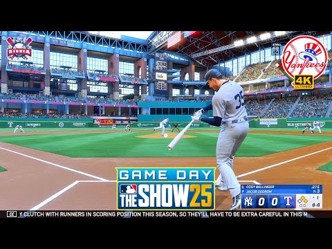 MLB The Show 25 New York Yankees vs Texas Rangers - Gameplay