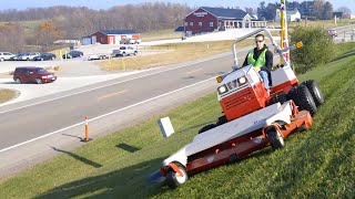 Tractor Finish Mower- Real World Work