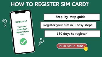 HOW TO REGISTER SMART/TNT SIM CARD?