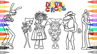 The Amazing Digital Circus 2 Coloring Pages / How To Color All characters from New Episode / NCS