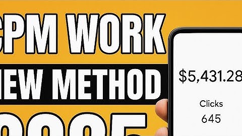 Cpm work New Method 2025 and Proxy..! in My Laptop