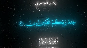 سورة الزمر 🤍#مونتاج #القرآن_الكريم #راحة_نفسية 